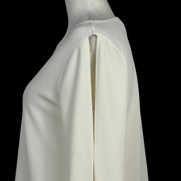 Travelers BY CHICO'S WOMEN'S CREAM TOP BOAT NECK SIZE 0 - Picture 4 of 16